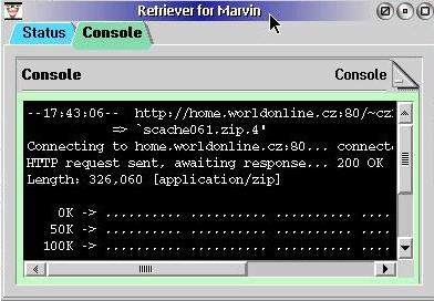 Marvin Retriever Console Window